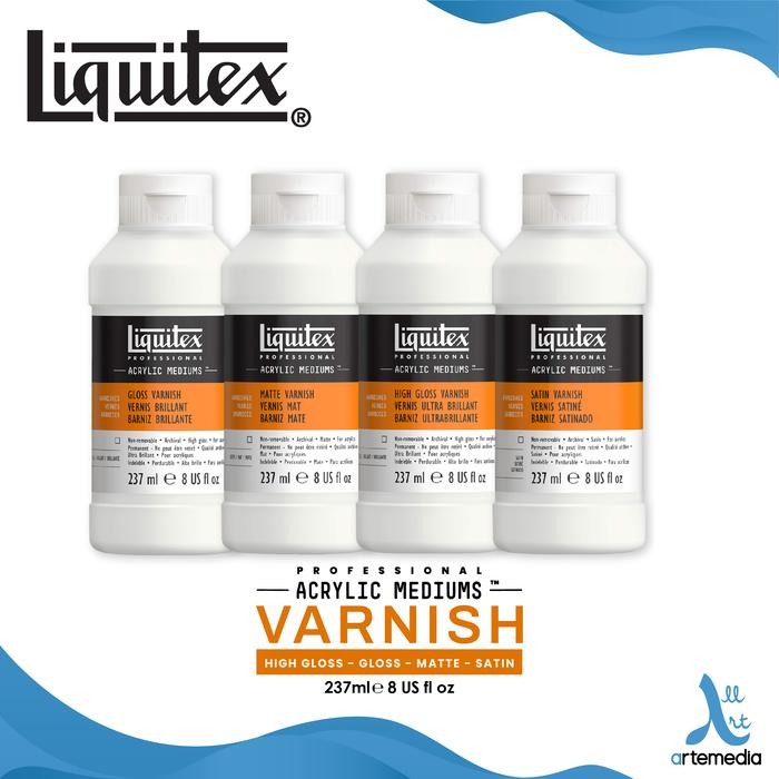 

Stok Baru Liquitex Professional Acrylic Varnish 237ml Varnish Pelindung Lukisan Cat Akrilik
