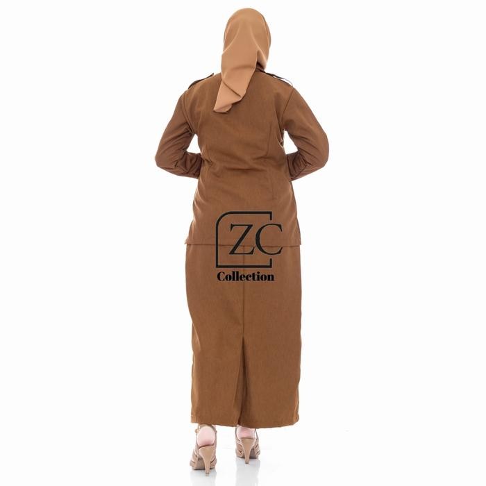 Khusus Grab Seragam Pns Wanita Khaki Tua Rok Pns Wanita Setelan Pns Baju Pns Pns