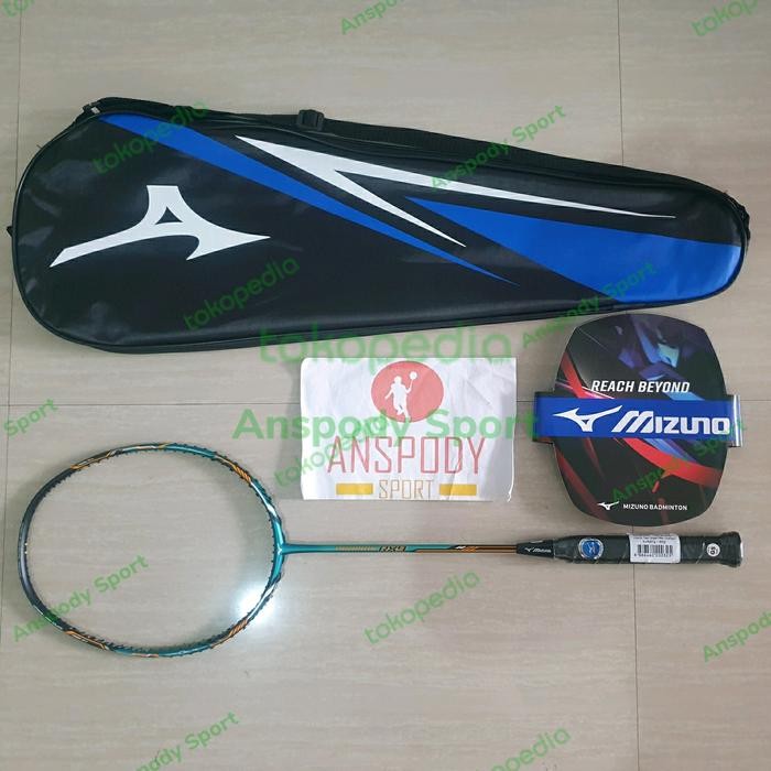 Raket Badminton Mizuno Promax Rx 9 Hybrid Teal Green New Best Quality 100% Original