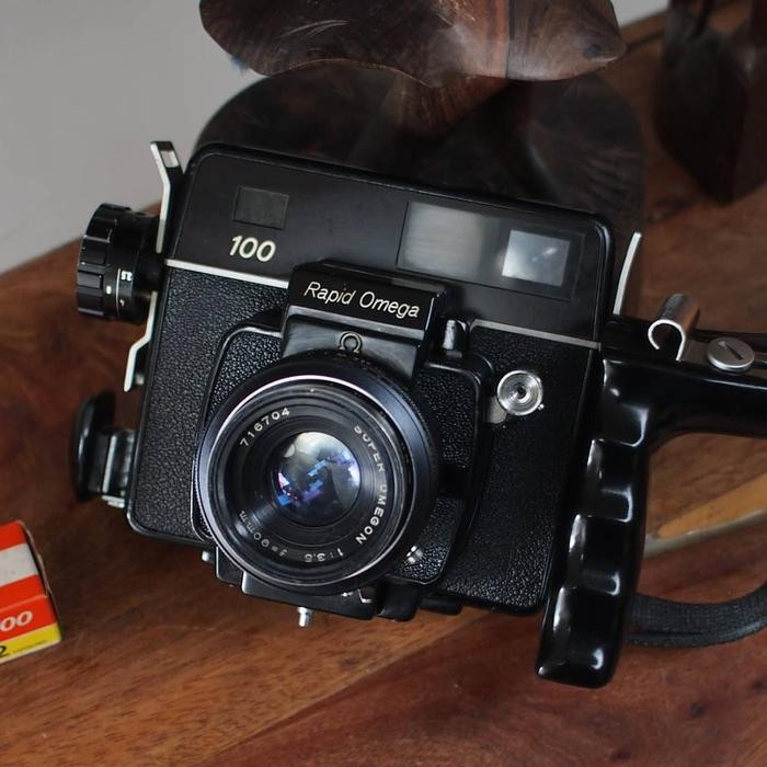 Jual Kamera Analog Medium Format Koni Rapid Omega 100 Bukan Mamiya