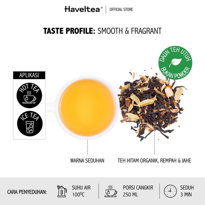 

SPICES CHAI Pouch Cocodeli by Haveltea Organic Teh Rempah Jahe