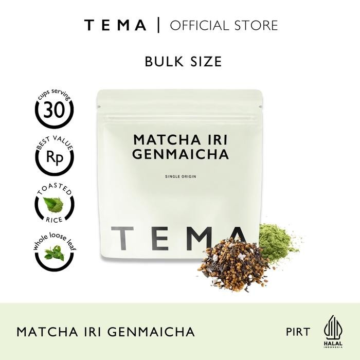 

TEMA Tea Loose Leaf Large Pouch - Matcha Iri Genmaicha