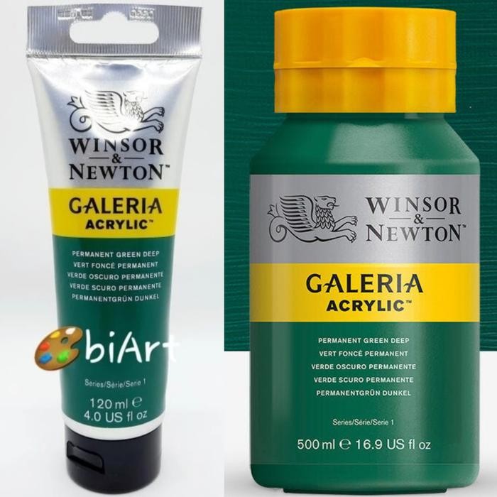 

Cat Akrilik Galeria Acrylic Colour 120 Ml Permanent Green Deep Winsor