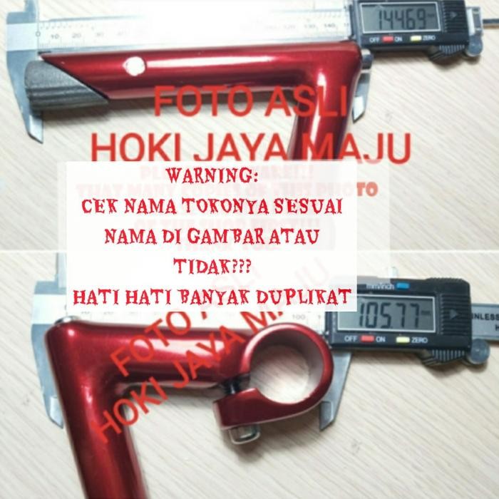 Stem Sepeda Balap Jadul Fixie Fixi Bango Hijau Biru Merah Gold Putih