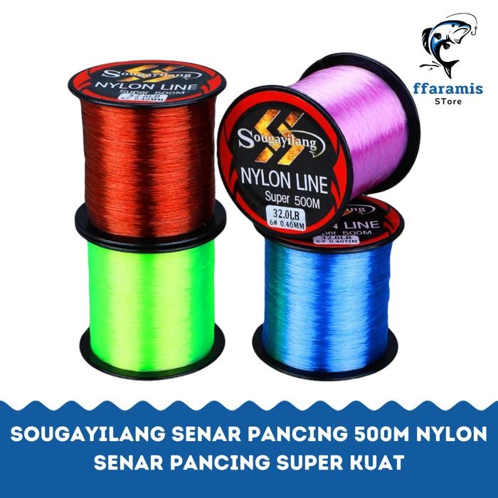 Exori Fishing - Senar Pancing Sougayilang 500M - Senar Pancing Nylon Super Kuat