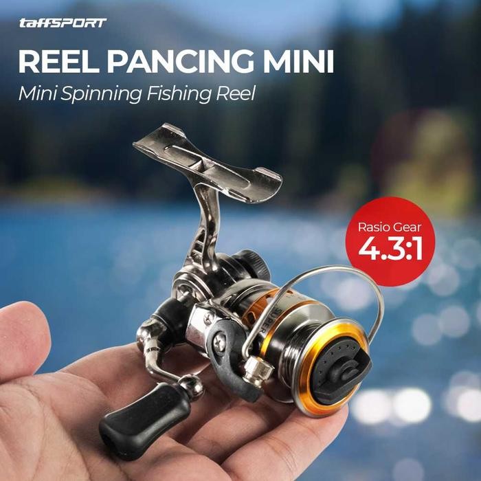 Exori Fishing - Reel Pancing Mini Spinning Fishing Reel 4.3:1 Gear Ratio - Mn100
