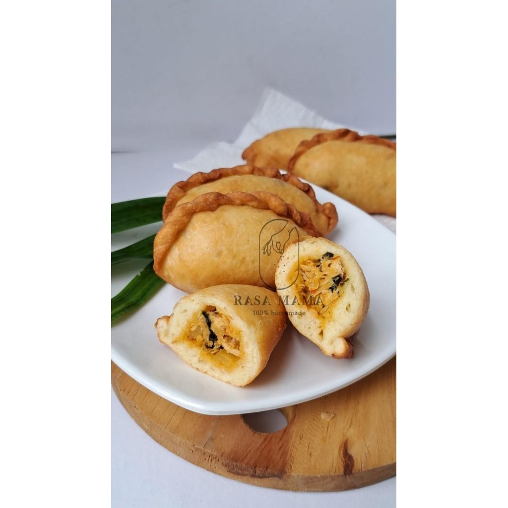

(Allthebest) panada ikan cakalang khas manado pedas frozen goreng homemade halal