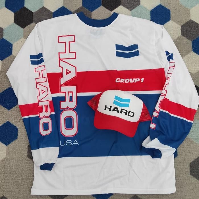 Best seller jersey dan topi haro bmx Terlaris