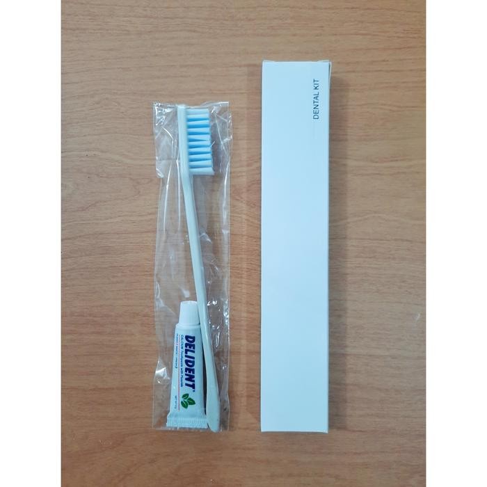 Dental Kit + Box / Paket Sikat Gigi & Pasta Box / Sikat Gigi Hotel Box *