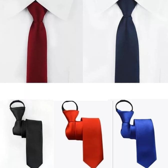 Dasi Zipper Dasi Instan Dasi Resleting Termurah Terlaris *