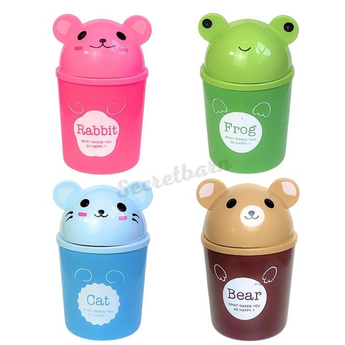 Tempat Sampah MEJA MINI Tong Sampah Karakter Souvenir Ulang Tahun Anak Goodie Bag Ultah *