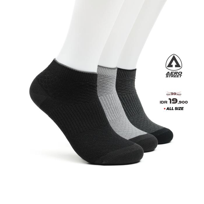Aerostreet Socks Sport Dalton - Kaos Kaki Pria Wanita 1H *