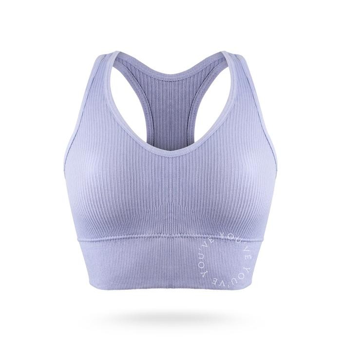 YouHave ( Youve ) BH Sport Bra Sport Tali Belakang Silang Bra PushUp Bra BH Olahraga Tanpa Kawat