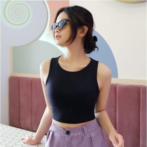 Tank Top Adem Murah Seksi Singlet Crop Top Sita Crop Tanktop *
