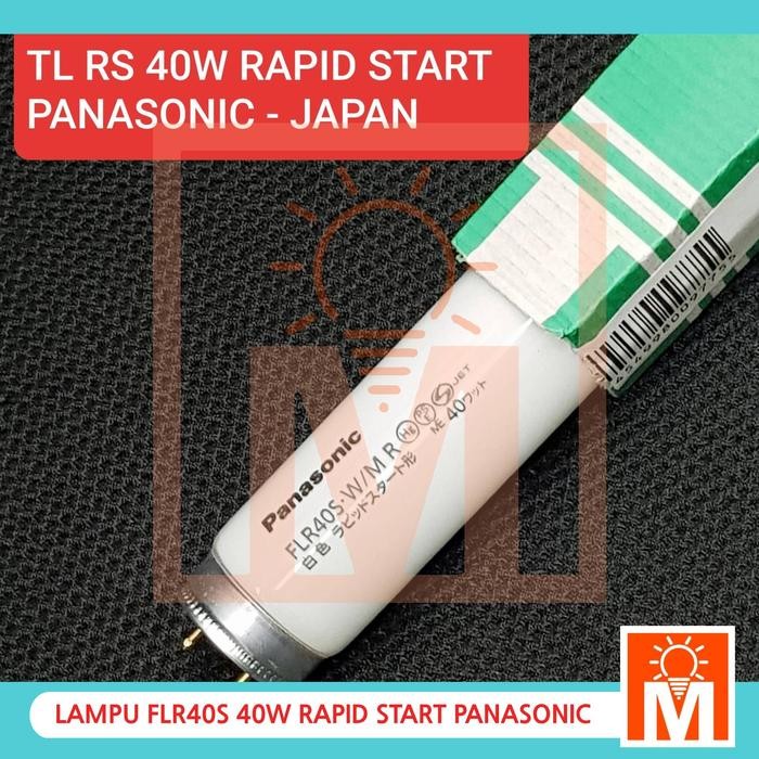 Lampu TL RAPID START 40W / TL RS 40W PANASONIC JAPAN ( Pengganti Hitachi ) FLR40S *
