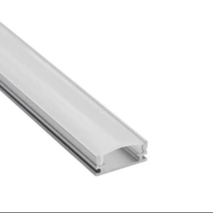 Kap Housing Aluminium Led Strip 1mtr Bentuk U *