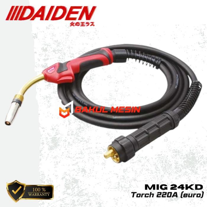 Daiden Stang Las Co2 Mig 15Ak - Mig 25 Ak Torch Euro Connector