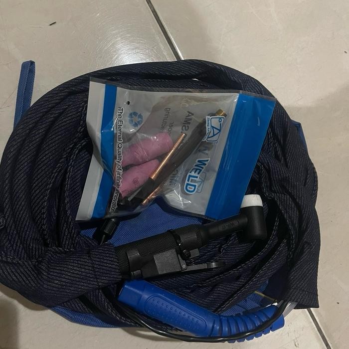 Stang Las Argon Wp17 Tang Las Tig Argon Pencet Otomatis Wp-17 Panjang 4 Meter Fullset Kelengkapan