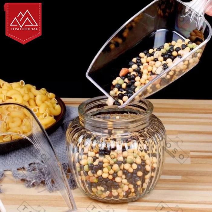RATN Sekop Es Batu Scoop Ice Acrylic Serok Es Akrilik Flat Sendok Es Tepung