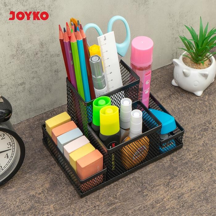 

Kenko Stationary - Desk Set Pen Holder Tempat Alat Tulis Jaring Jala Joyko Ds-19