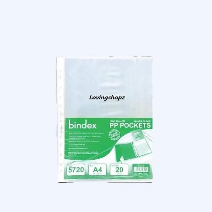 

Kenko Stationary - Binder Pp Pockets Bindex Ukuran A4 Untuk Alat Tulis - Stationery Transparan