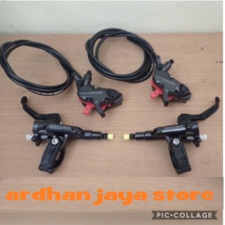 TERLARIS Brake set hidrolik Shimano Deore XT M6120 READY STOCK