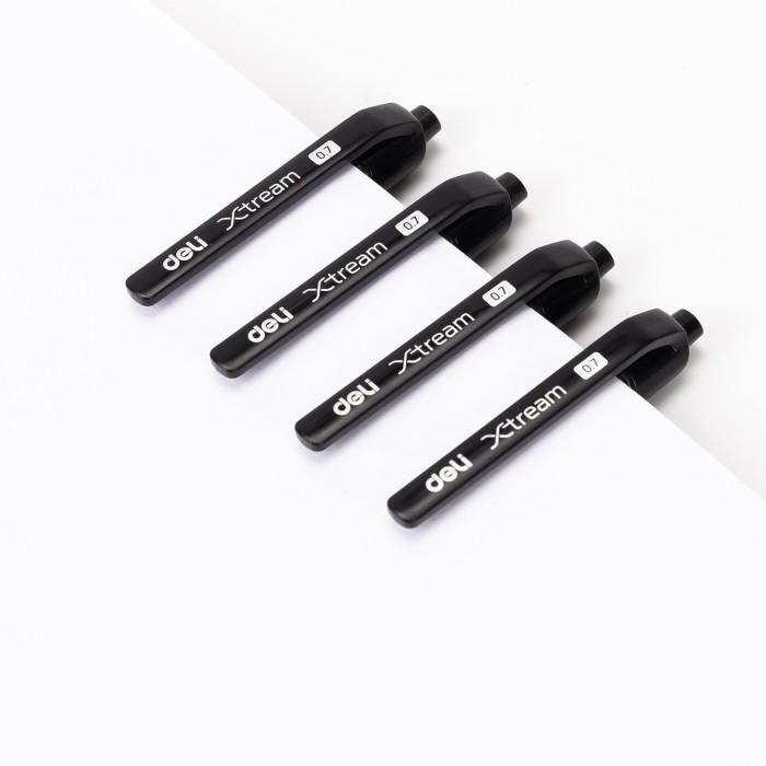 

Deli Stationary - Deli Pulpen / Ball Point Pen Mini Tip Black Eq20 12 Pcs