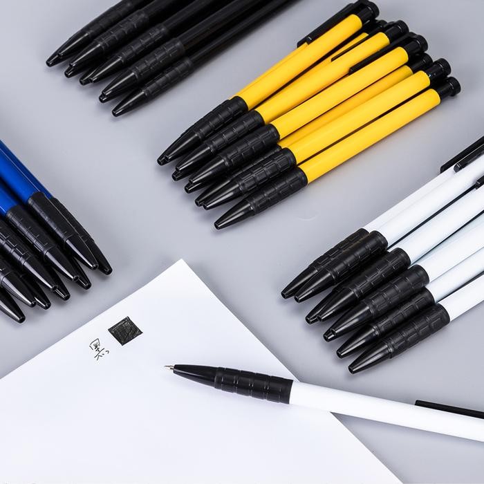 

Deli Stationary - Deli Pulpen Retractable 3 Warna 1Box Isi 36Pcs Hasil Tinta Tebal 6546