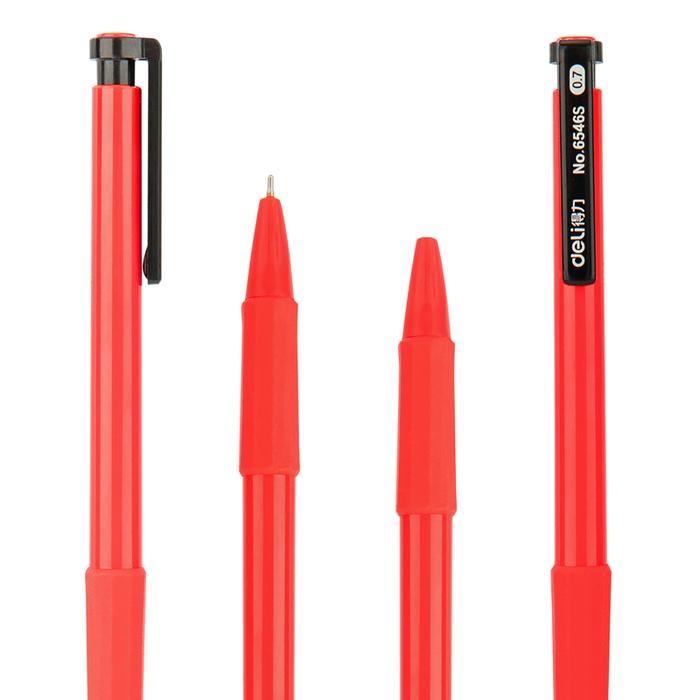 

Deli Stationary - Deli Pulpen Bolpoin 0.7Mm Retractable Plastik Klip 500 Meter Tinta Viskositas