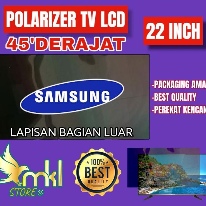Polaris Polarizer Tv Lcd Led 22Inch Samsung 45" Derajat Sale
