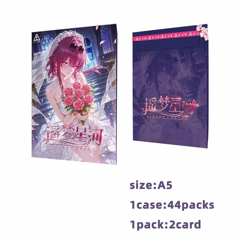 Wholesales Goddess Story Collection Cards A5 Yao Meng Xing He Booster Box 1Case Playing Cards Games