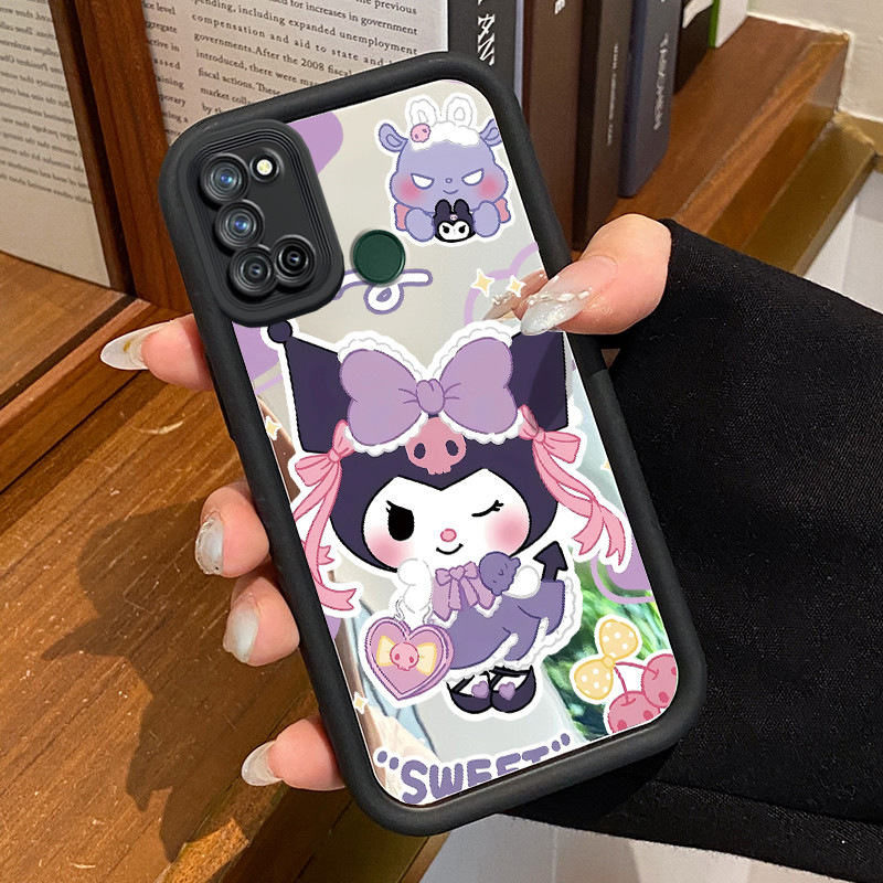 Casing Hp Realme 7i Realme C17 Case Casing Cesing Pelindung Cermin Silikon Kesing Karakter Kartun Pi