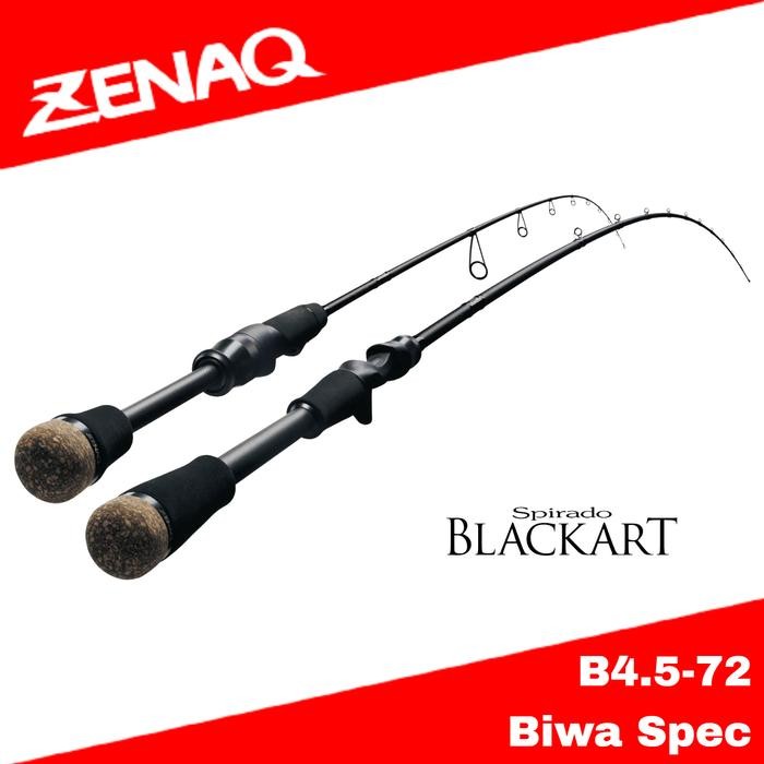 Joran Pancing Zenaq Baitcasting Spirado Blackart B4.5-72 Biwa Spec