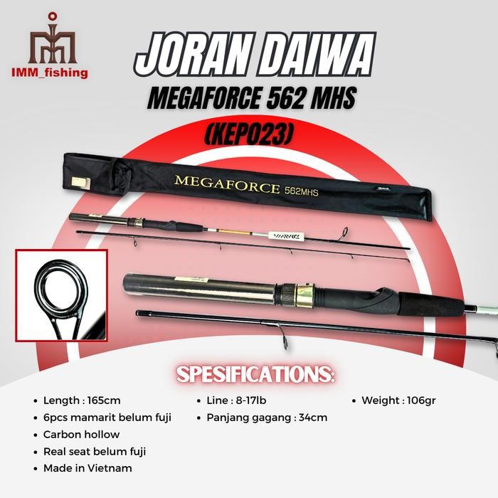 Joran daiwa megaforce 562 MHS