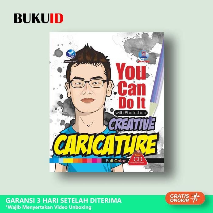 

Buku You Can Do It With Photoshop Creative Caricature + CD