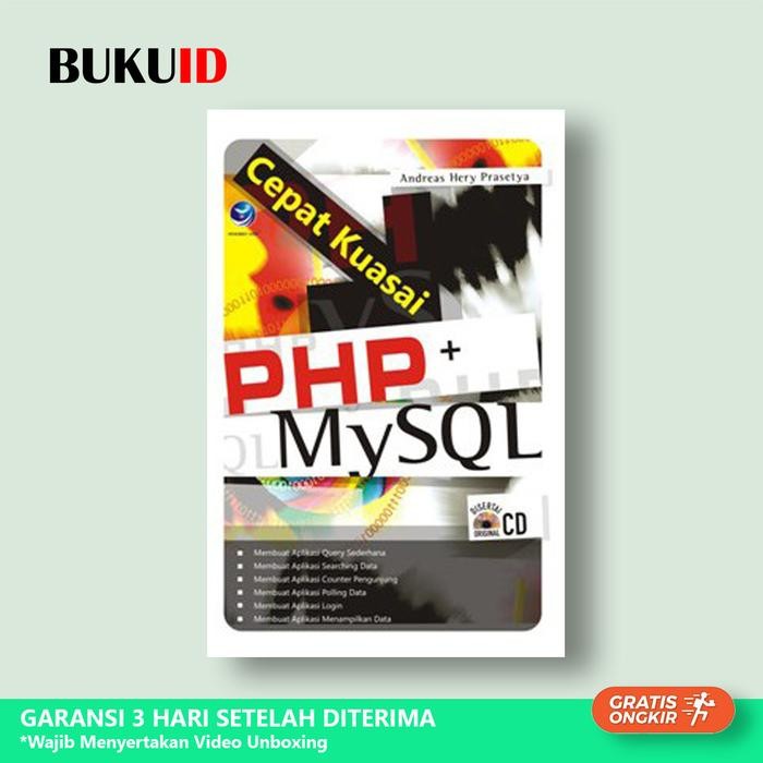 

Buku Cepat Kuasai PHP Dan MySQL+CD