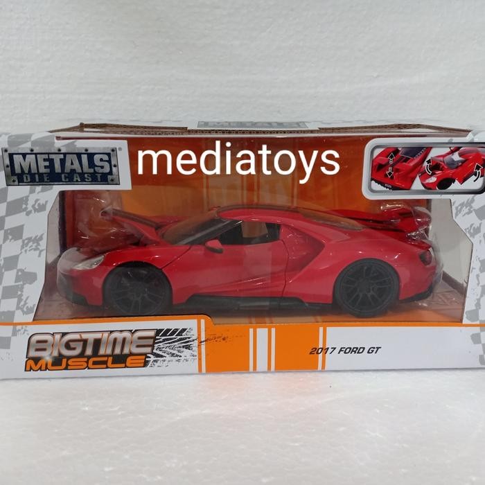 diecast 1:24 jada Bigtime muscle 2017 ford GT red