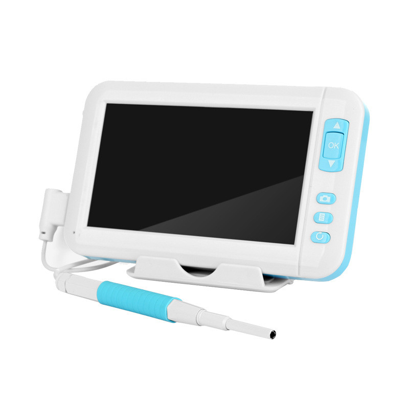 4.3 Inch Screen 3.9mm Ear Otoscope 5MP Ear Inspection Camera Earpick Endoscope Earscope Cleaner