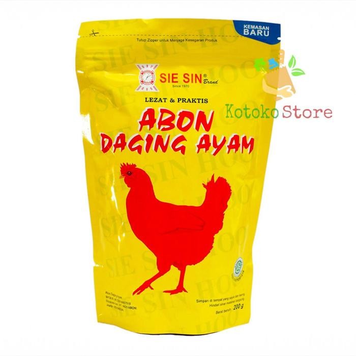 

Abon Ayam Spesial Sie Sin / Abon Ayam Sie Sin 200Gr