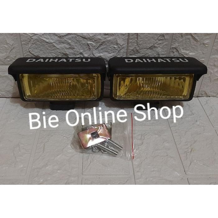 LAMPU FOGLAMP FOG LAMP KOTAK KUNING TOPI DAIHATSU