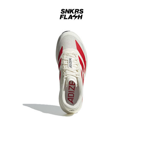 ADIDAS ADIZERO EVO SL OFF WHITE BETTER SCARLET Sepatu Lari Pria - JS1182 - Size 42