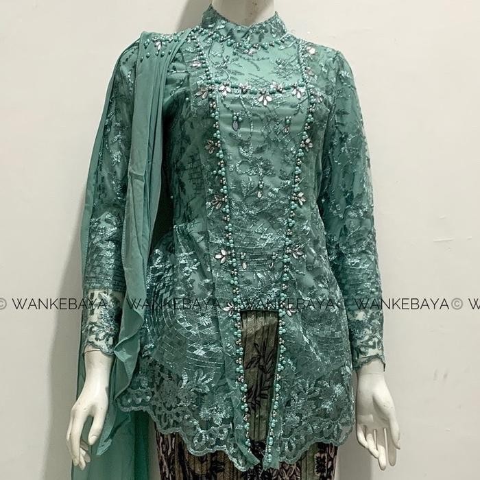 Atasan Kebaya Dewasa Model Kutubaru Hijab Slendang Payet Kebaya Modern Harga Spesial Baju Pesta