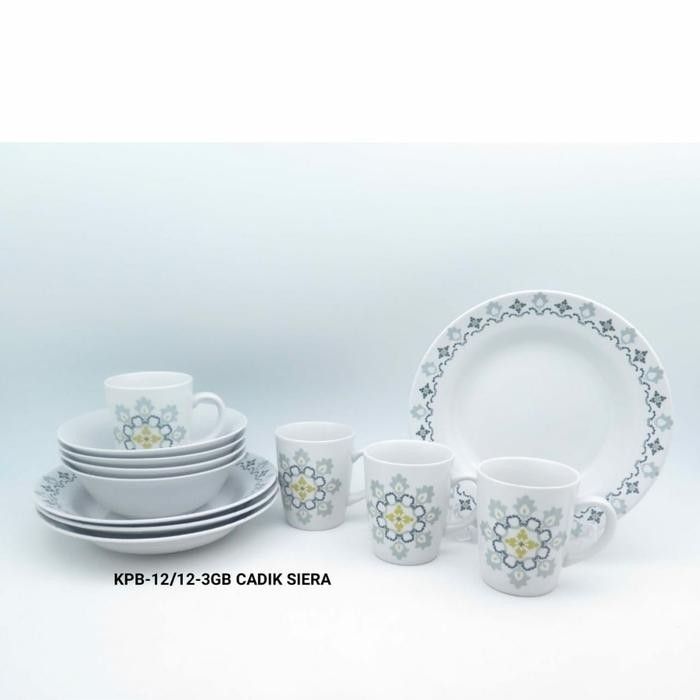 Piring Makan Set/Piring Makan Motif Batik