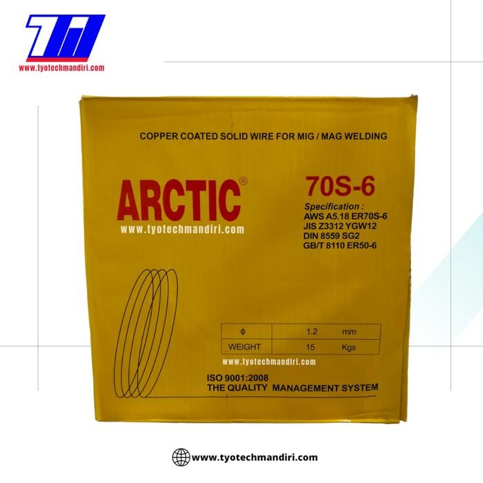 KAWAT LAS CO 1.2/MIG WIRE ER70S-6 / ER70S - 6 / ER 70 S,ARTIC 1.2MM