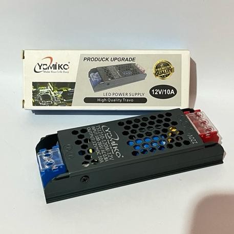 TRAVO LED POWER SUPPLY TRAFO SLIM 10A 12V YOMIKO