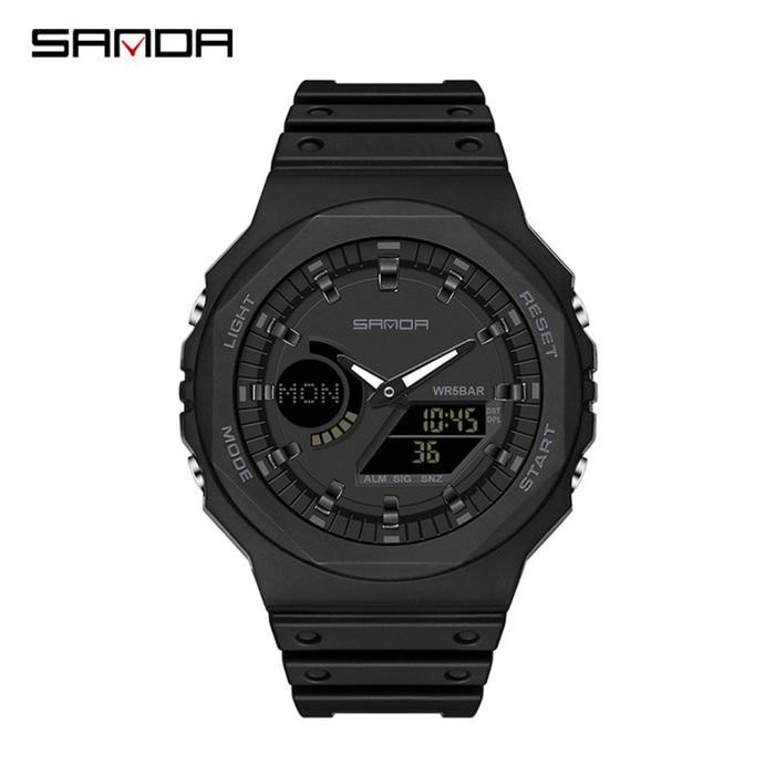 Jam Tangan Sport Pria Wanita Digital Analog SANDA 6016