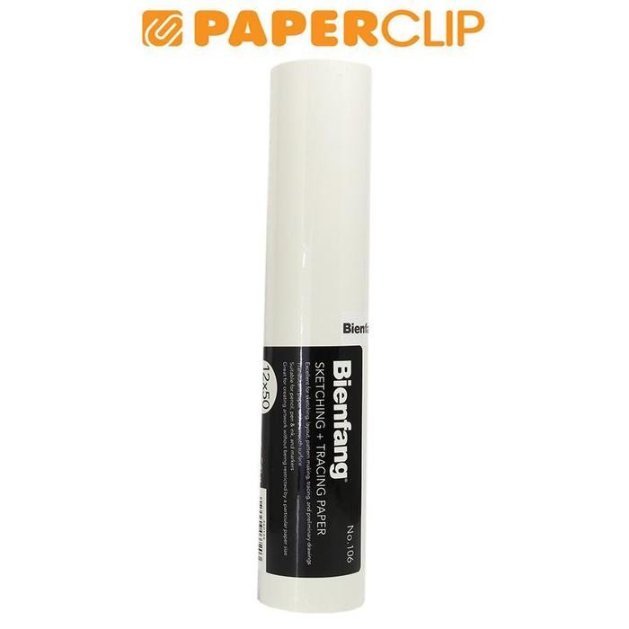 

TRACING PAPER BIENFANG WHITE SKETCHING & TRACING ROLL 50YD X 12IN