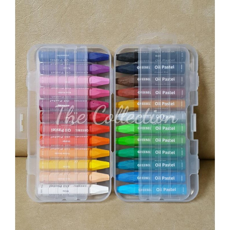 

ATK116GB (isi 24 Transparant) Crayon GREEBEL Oil Pastels 24 warna kado
