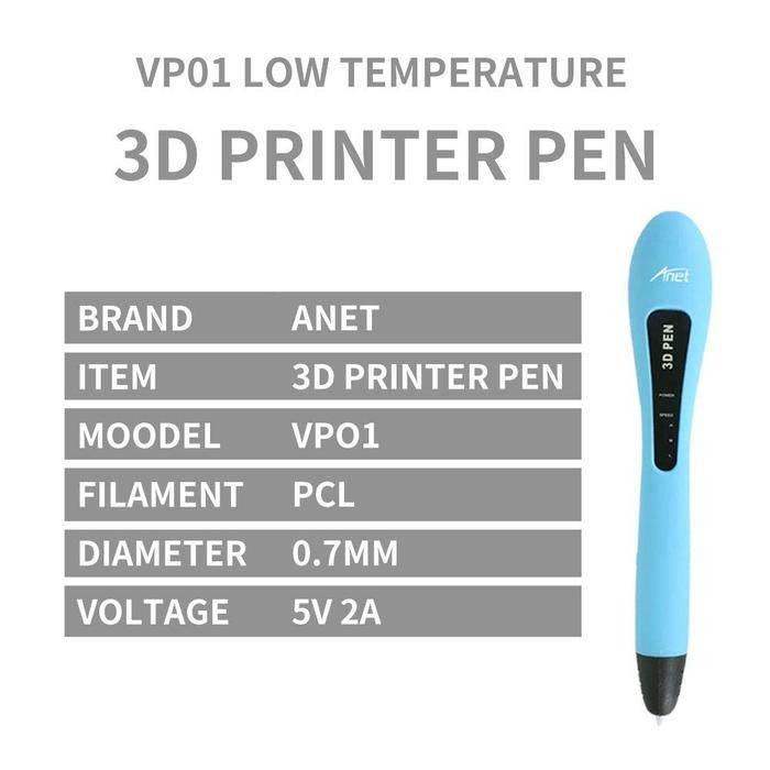 

Ready Stock Pen 3D Pen Anet Vp01 Produk Inovatif Untuk Yang Kreatif