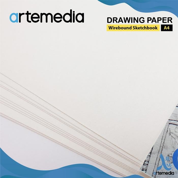

Buku Sketsa Artemedia Drawing Paper Book A4 Wire Bound Sketchbook